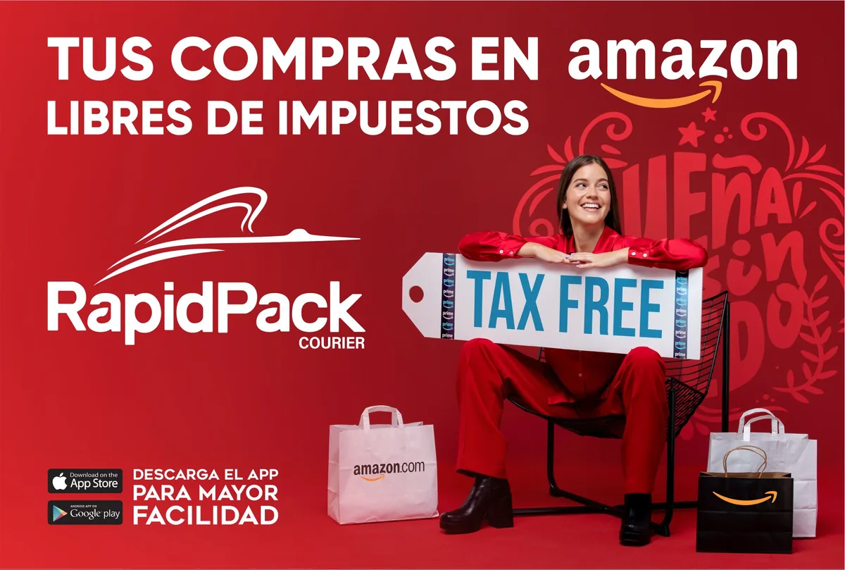 RapidPack Courier: tus compras en Amazon libres de impuestos