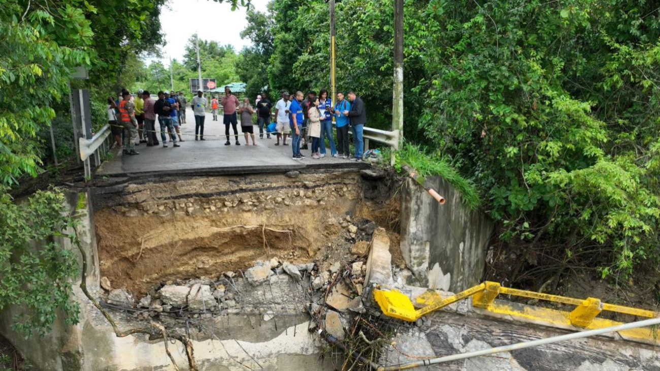 Onesvie evalúa daños sobre puente Camú.
